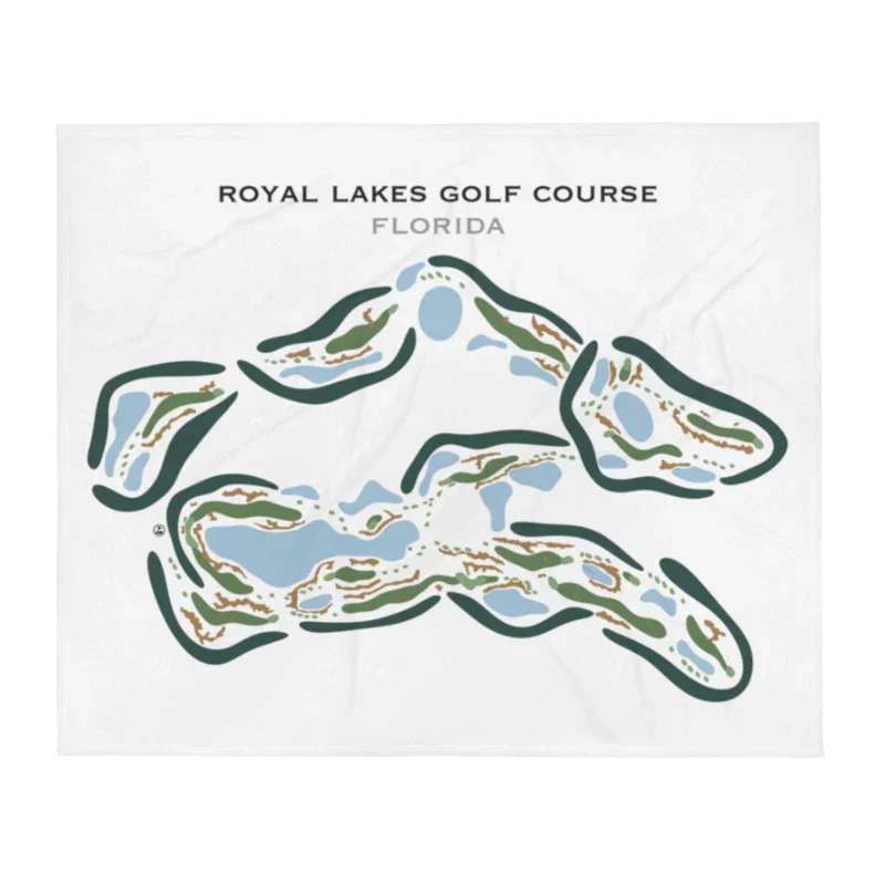 Royal Lakes Golf Club, Florida - Printed Golf Courses