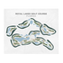 Royal Lakes Golf Club, Florida - Printed Golf Courses