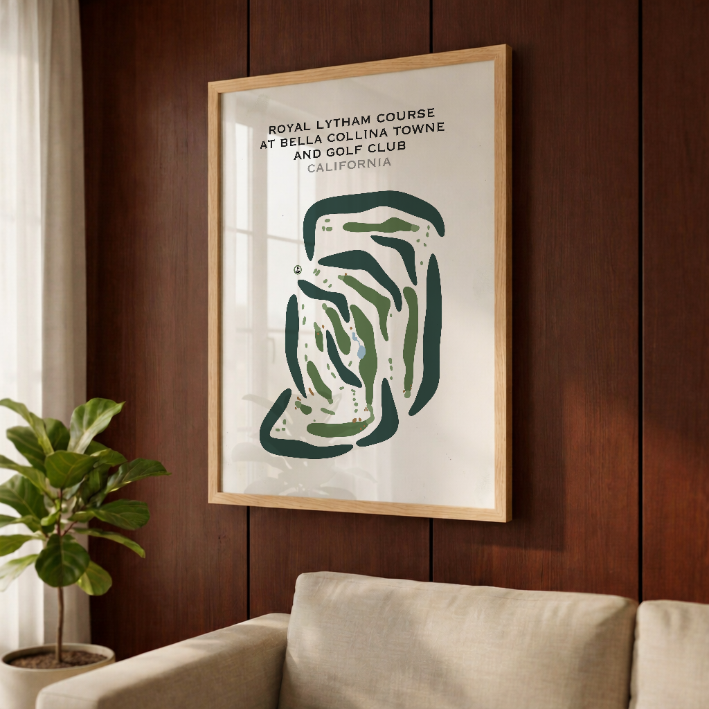 Royal Lytham Course at Bella Collina Towne & Golf Club, California - Printed Golf Courses