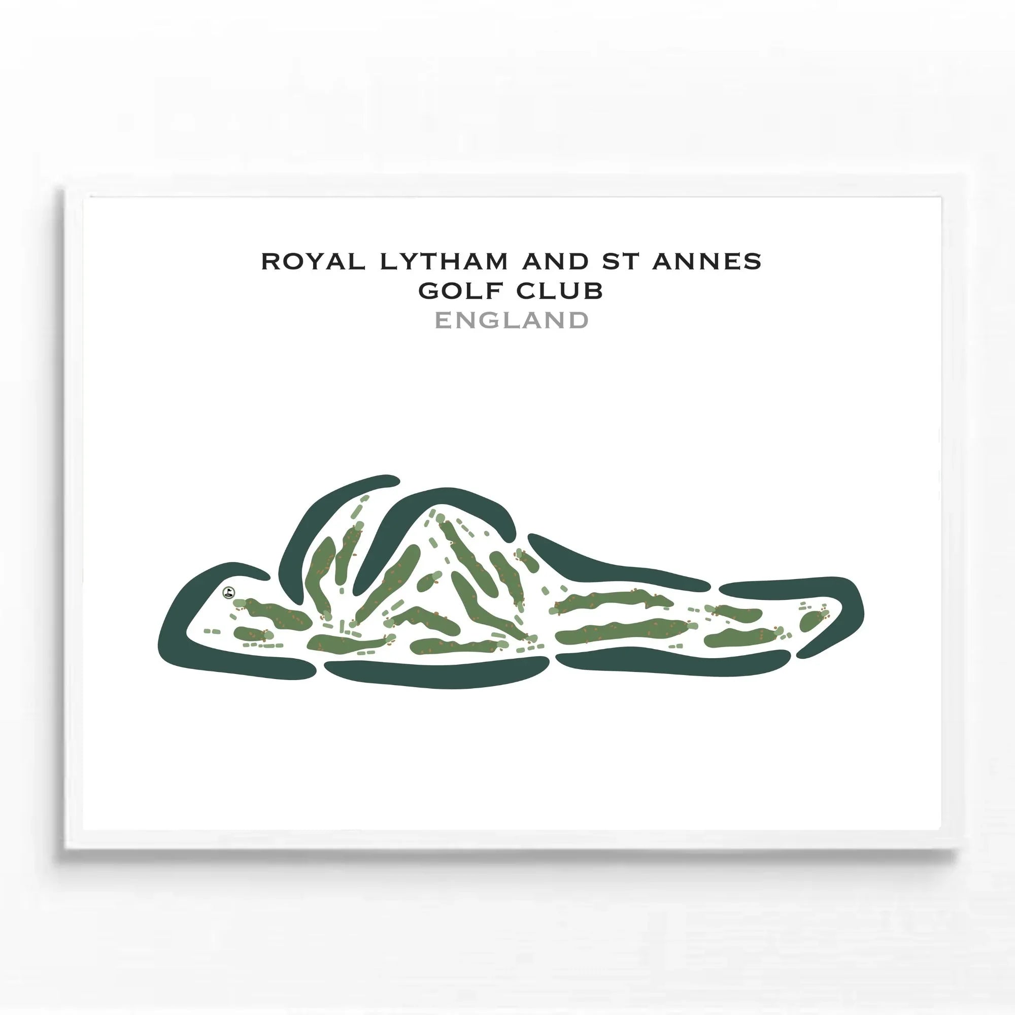 Royal Lytham & St Annes Golf Club, England - Printed Golf Courses