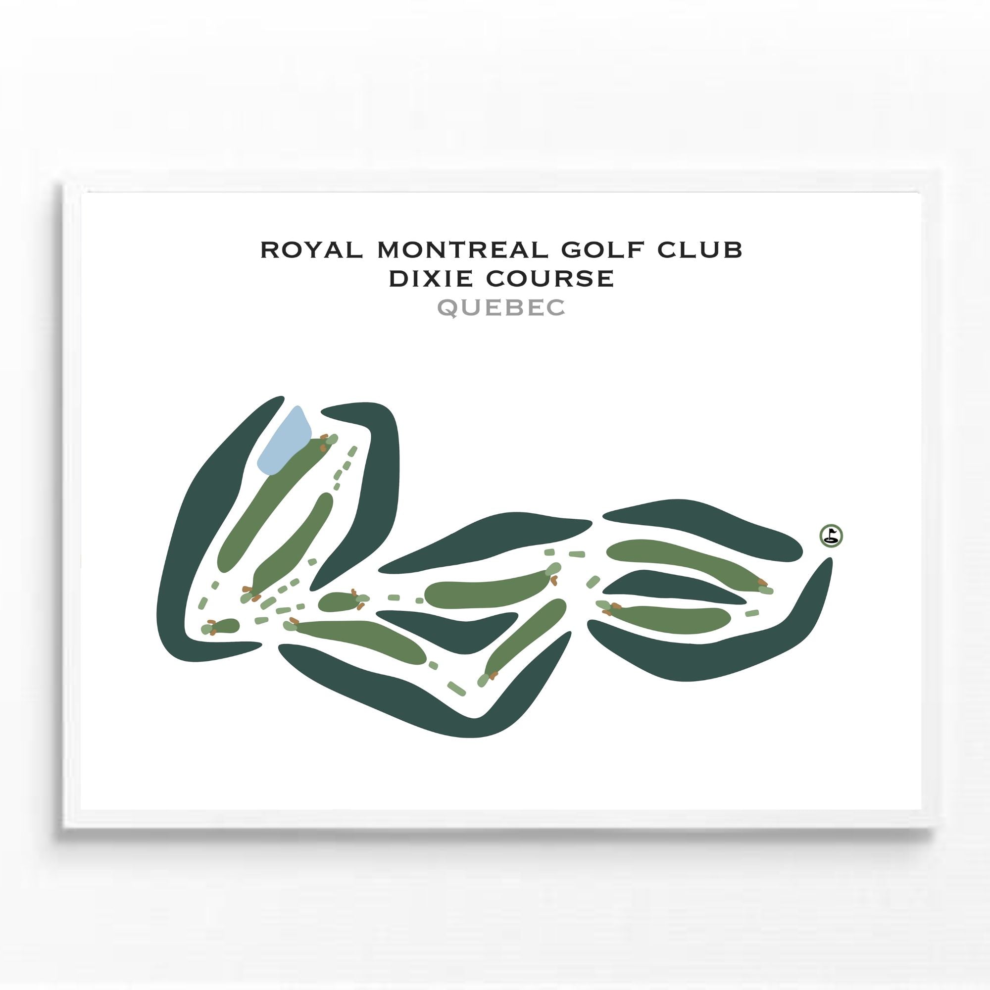 Royal Montreal Golf Club, Dixie Course, Quebec, Canada - Printed Golf Courses
