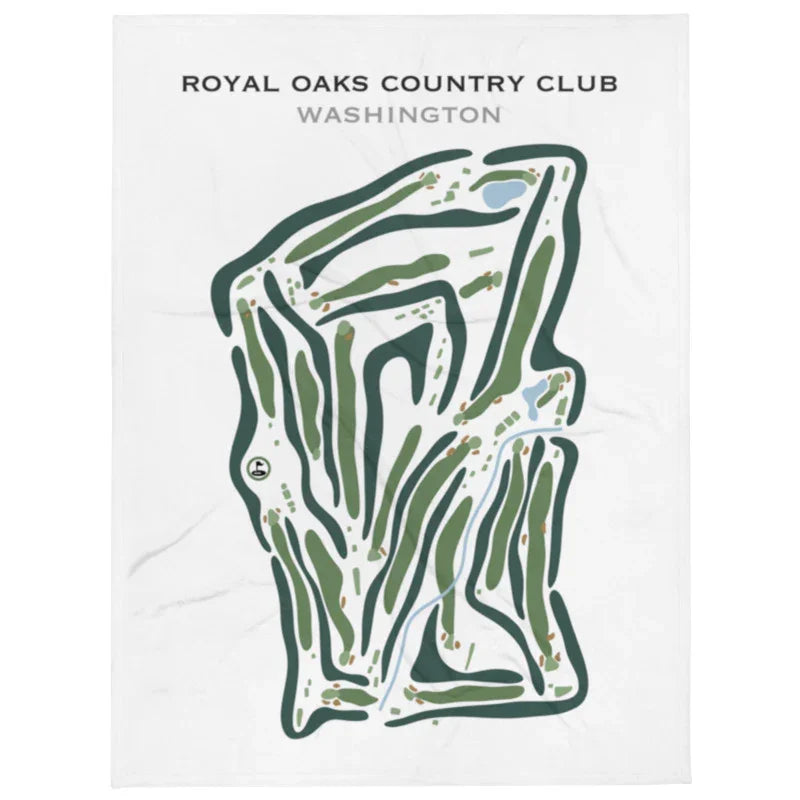 Royal Oaks Country Club, Washington - Printed Golf Courses