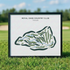 Royal Oaks Country Club, Texas - Printed Golf Course