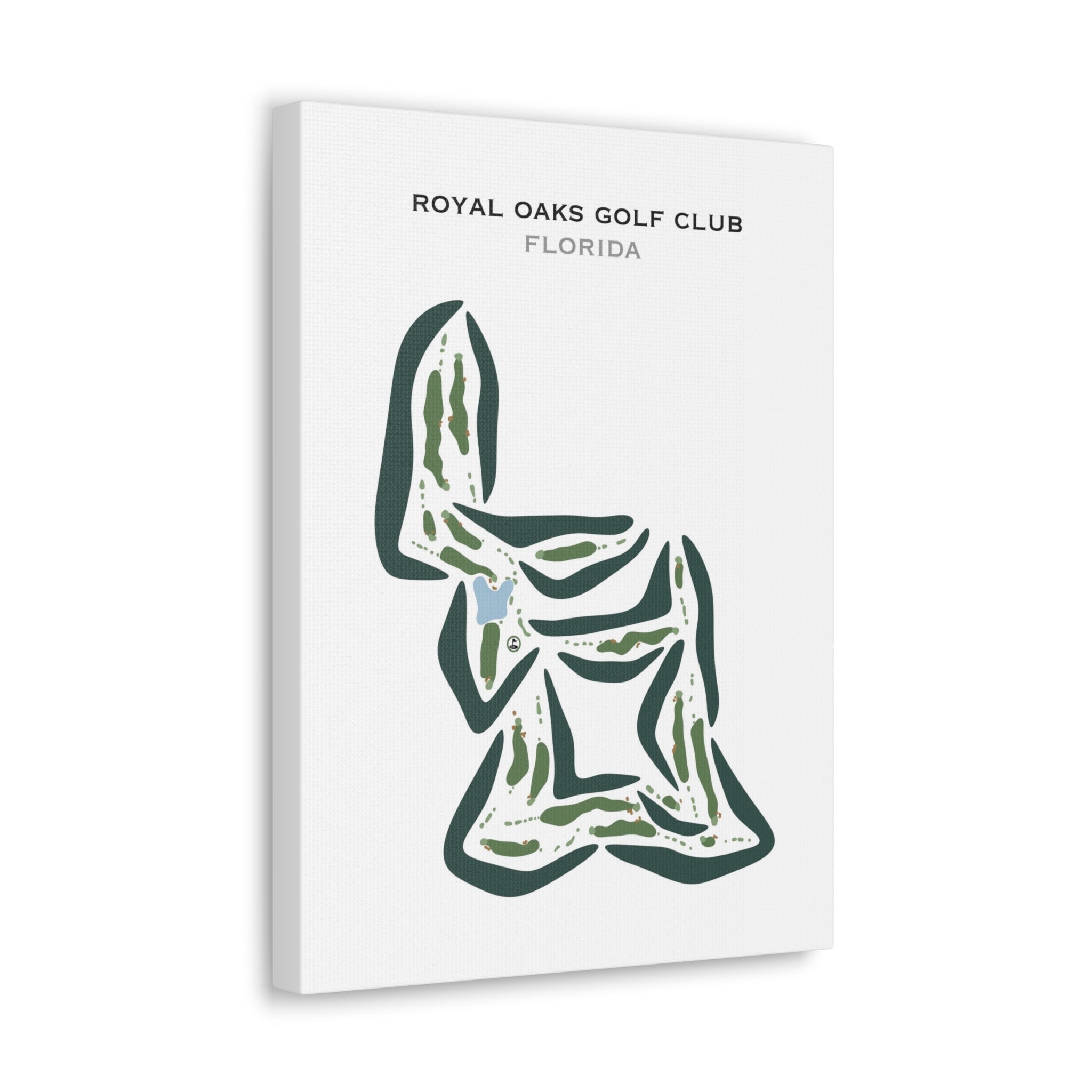 Royal Oaks Golf Club, Florida - Printed Golf Courses