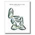 Royal Oaks Golf Club, Florida - Printed Golf Courses