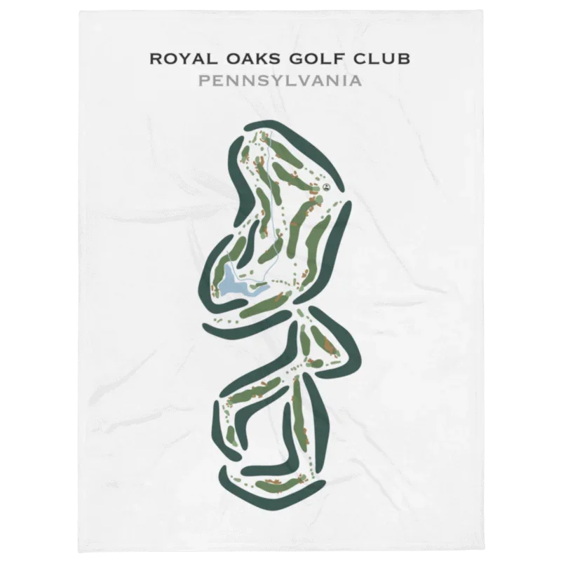 Royal Oaks Golf Club, Pennsylvania - Printed Golf Courses