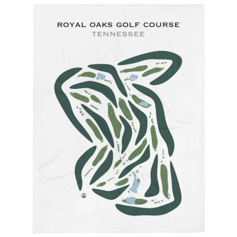 Royal Oaks Golf Course, Tennessee - Printed Golf Courses