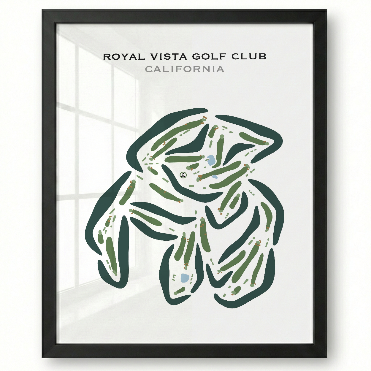 Royal Vista Golf Club, California - Printed Golf Courses