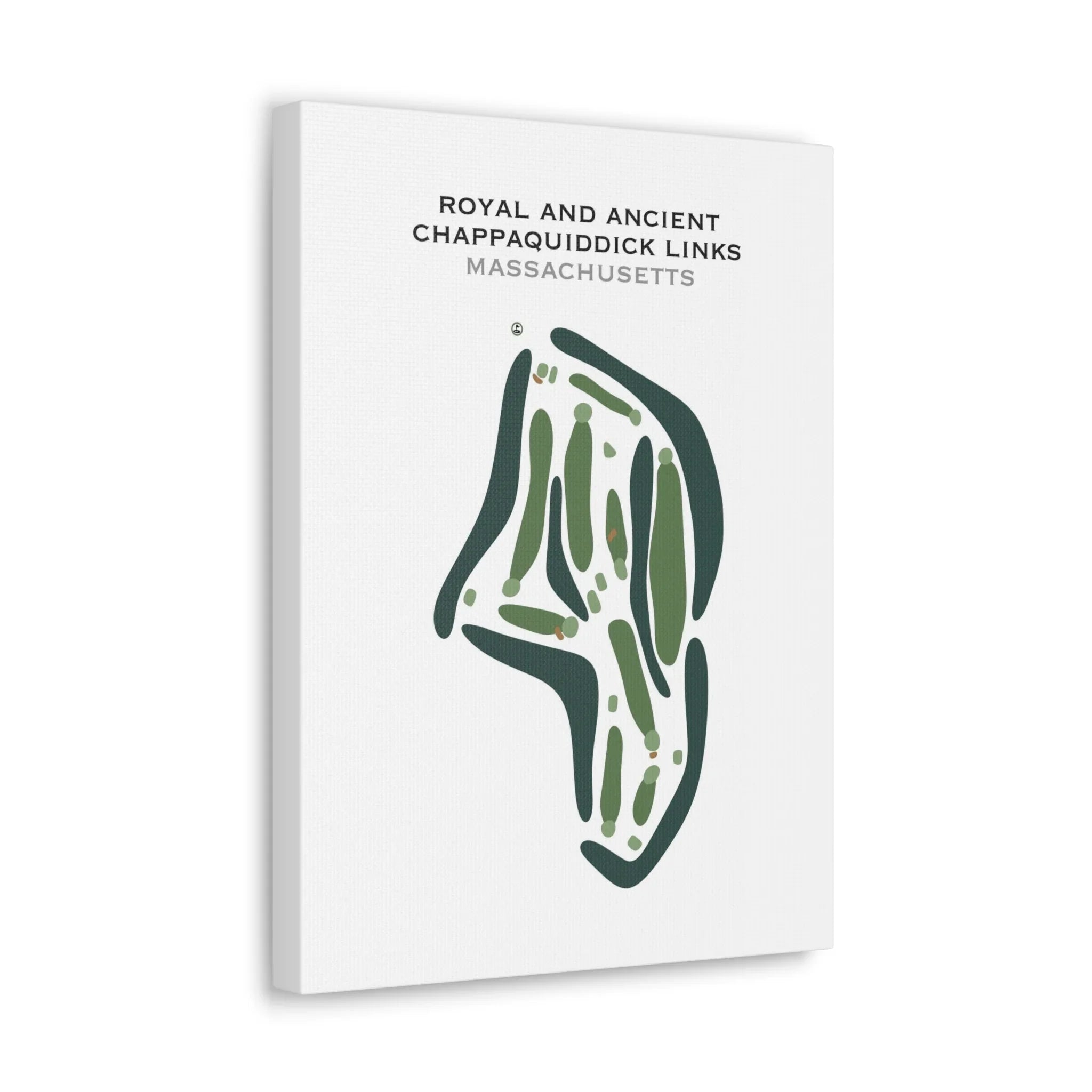 Royal and Ancient Chappaquiddick Links, Massachusetts - Printed Golf Course