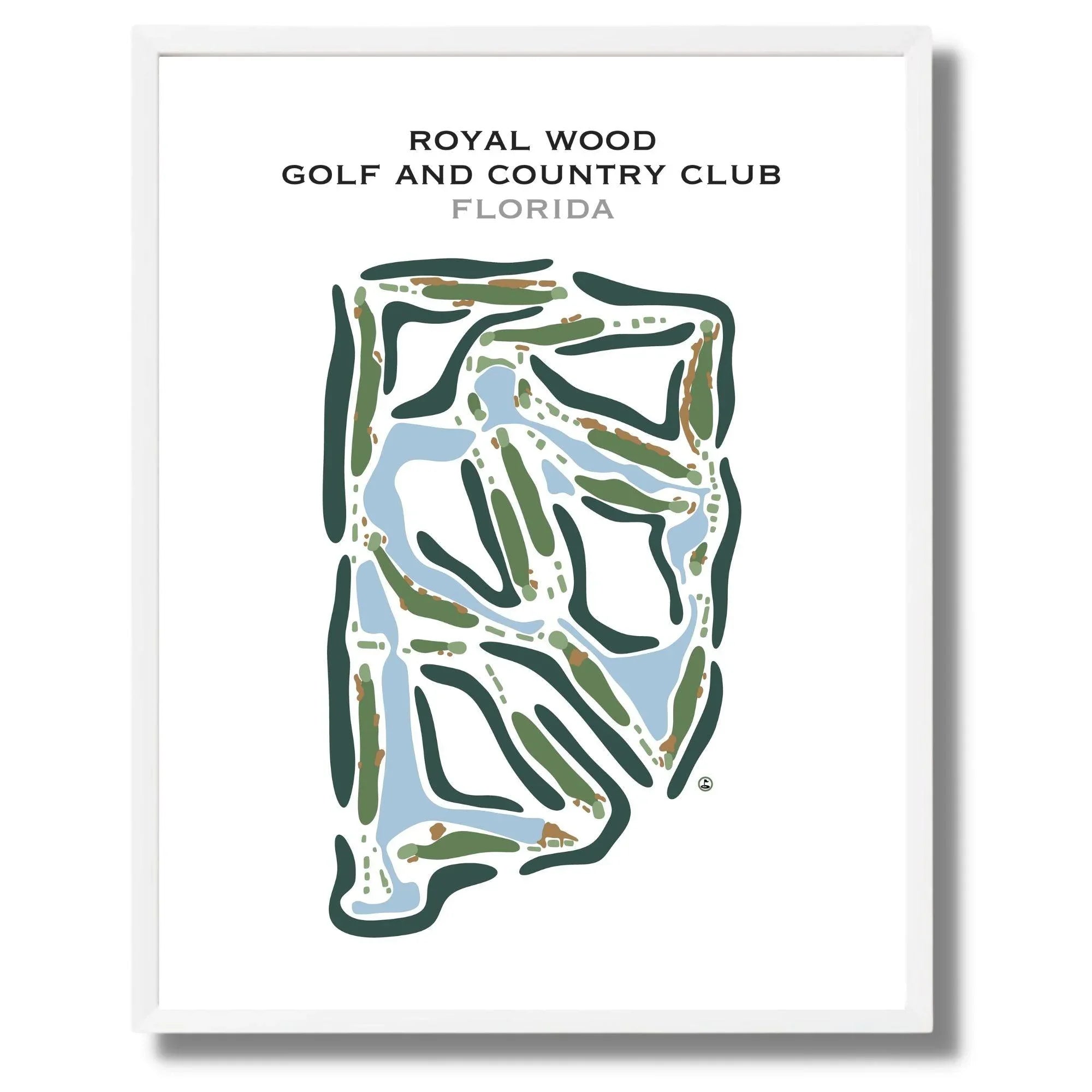 Royal Wood Golf & Country Club, Florida - Printed Golf Course