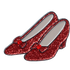 Ruby Slippers Glitter Ball Marker &  Hat Clip by ReadyGOLF