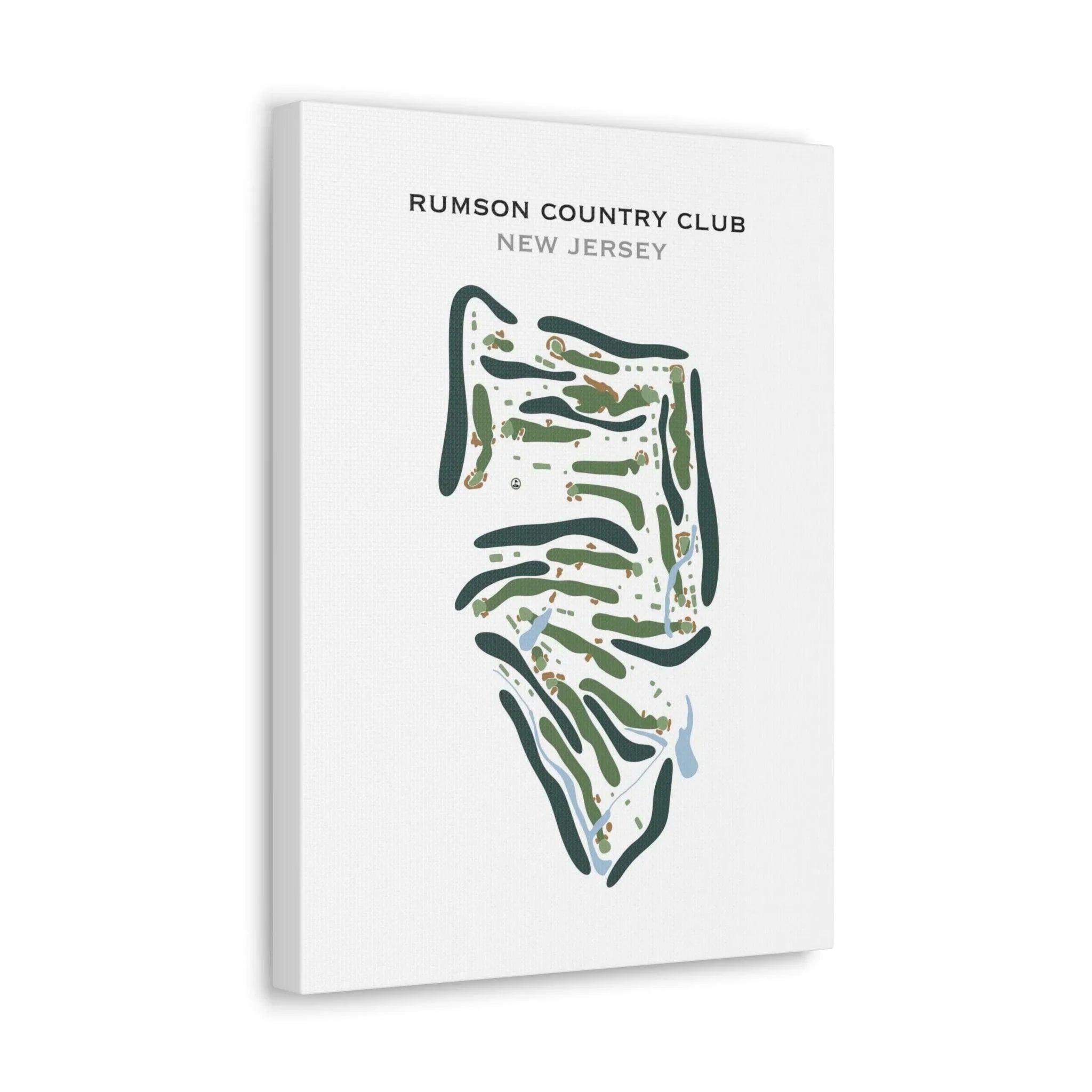 Rumson Country Club, New Jersey - Printed Golf Course