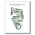 Rumson Country Club, New Jersey - Printed Golf Course