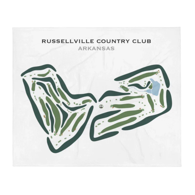Russellville Country Club, Arkansas - Printed Golf Courses