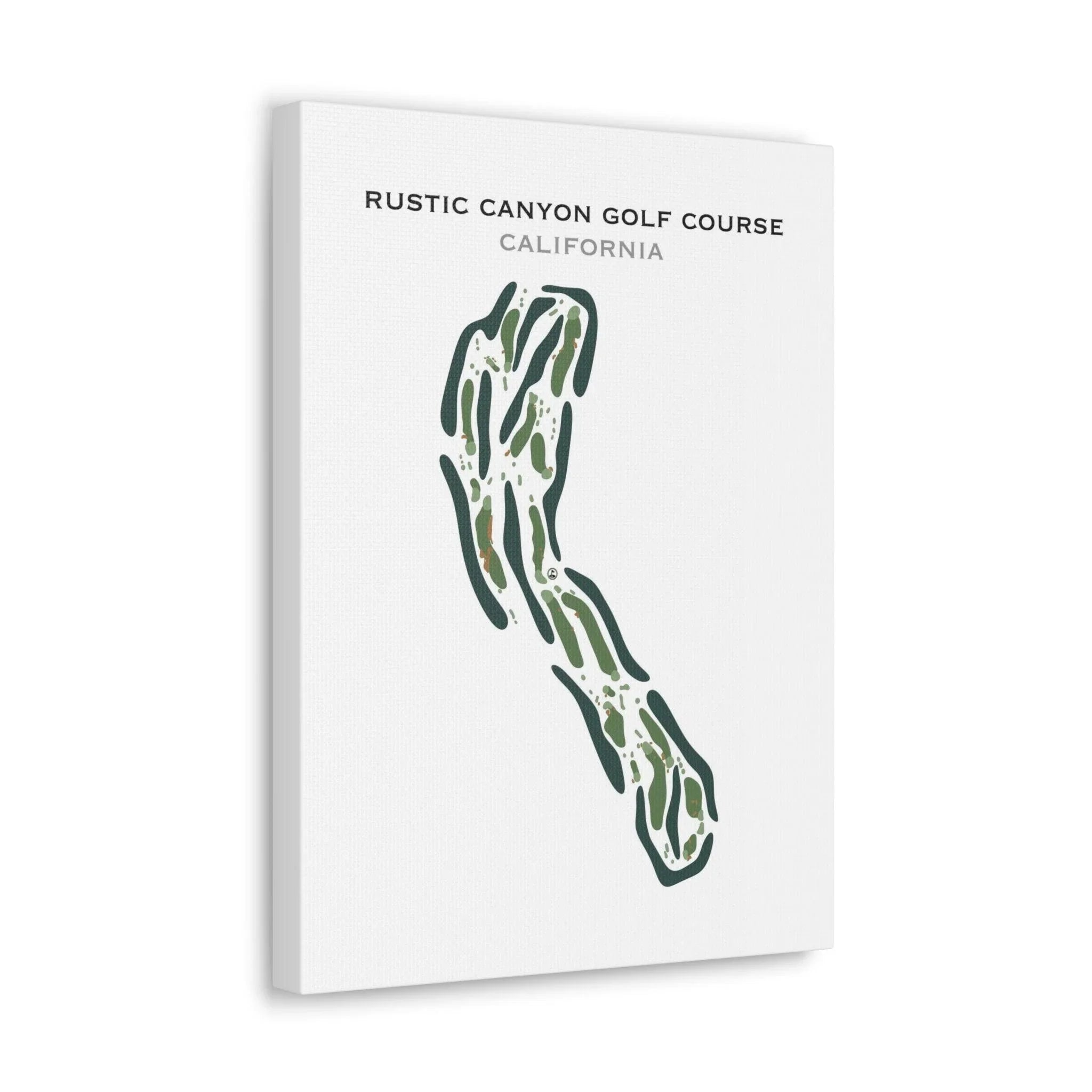 Rustic Canyon Golf Course, California - Printed Golf Course