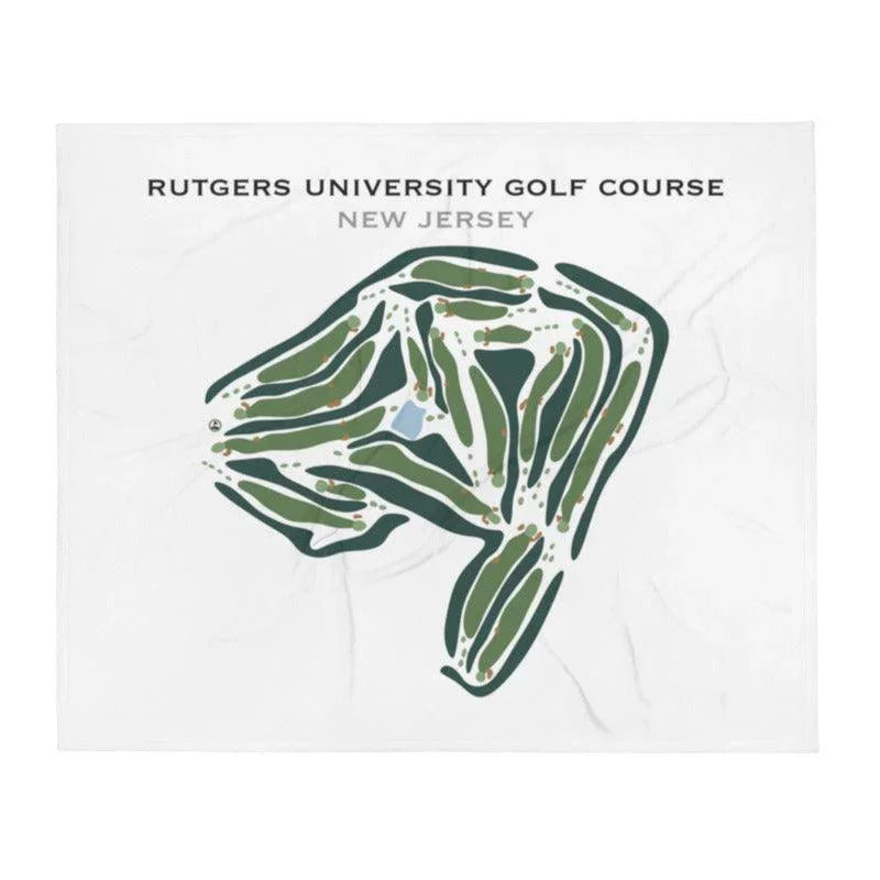 Rutgers University Golf Course, New Jersey - Printed Golf Courses