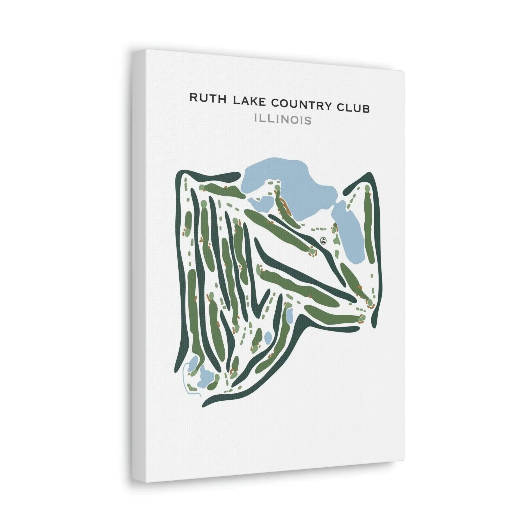 Ruth Lake Country Club, Illinois - Printed Golf Courses