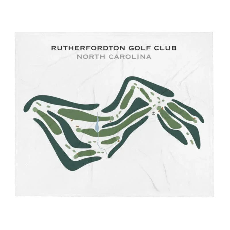 Rutherfordton Golf Club, North Carolina - Printed Golf Course