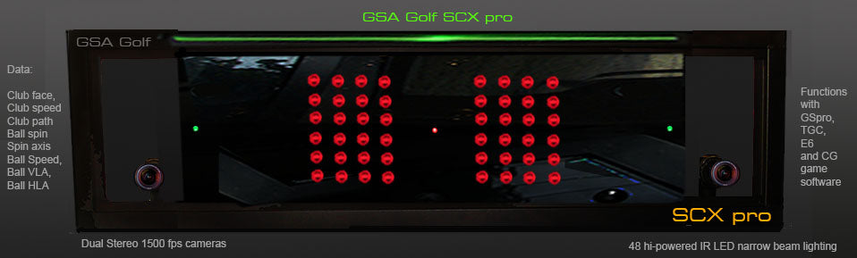 VisTrak SCX IR Pro Ceiling Mounted Launch Monitor