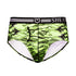 SHEATH Polyester Camo Men's Pouch American Brief (4 Pack)