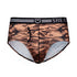 SHEATH Polyester Camo Men's Pouch American Brief (4 Pack)