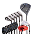 Lazrus Golf 8 pc Set - LAZ2 Driver, 6-PW Irons or 6-PW Hybrids, 52° Wedge, Putter