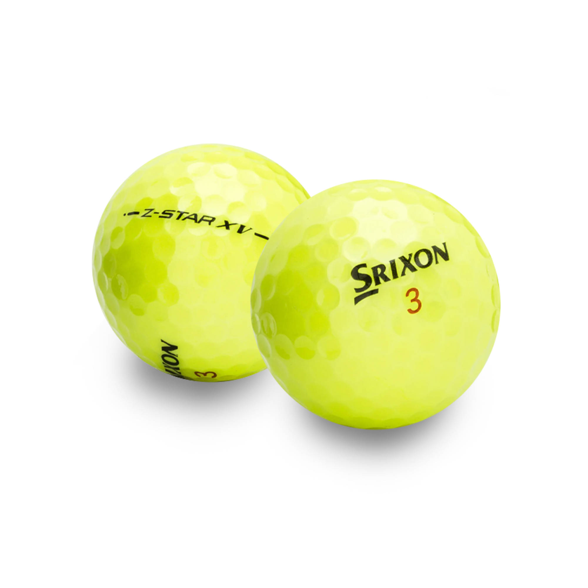 Used Srixon Z-Star Mix Yellow Golf Balls - 1 Dozen