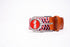 THE BRAIDED BYRD GOLF BELT ♠ Red/White/Blue