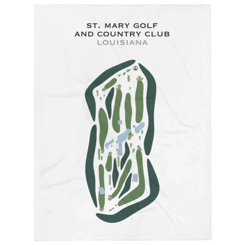 St Mary Golf & Country Club, Louisiana - Printed Golf Courses