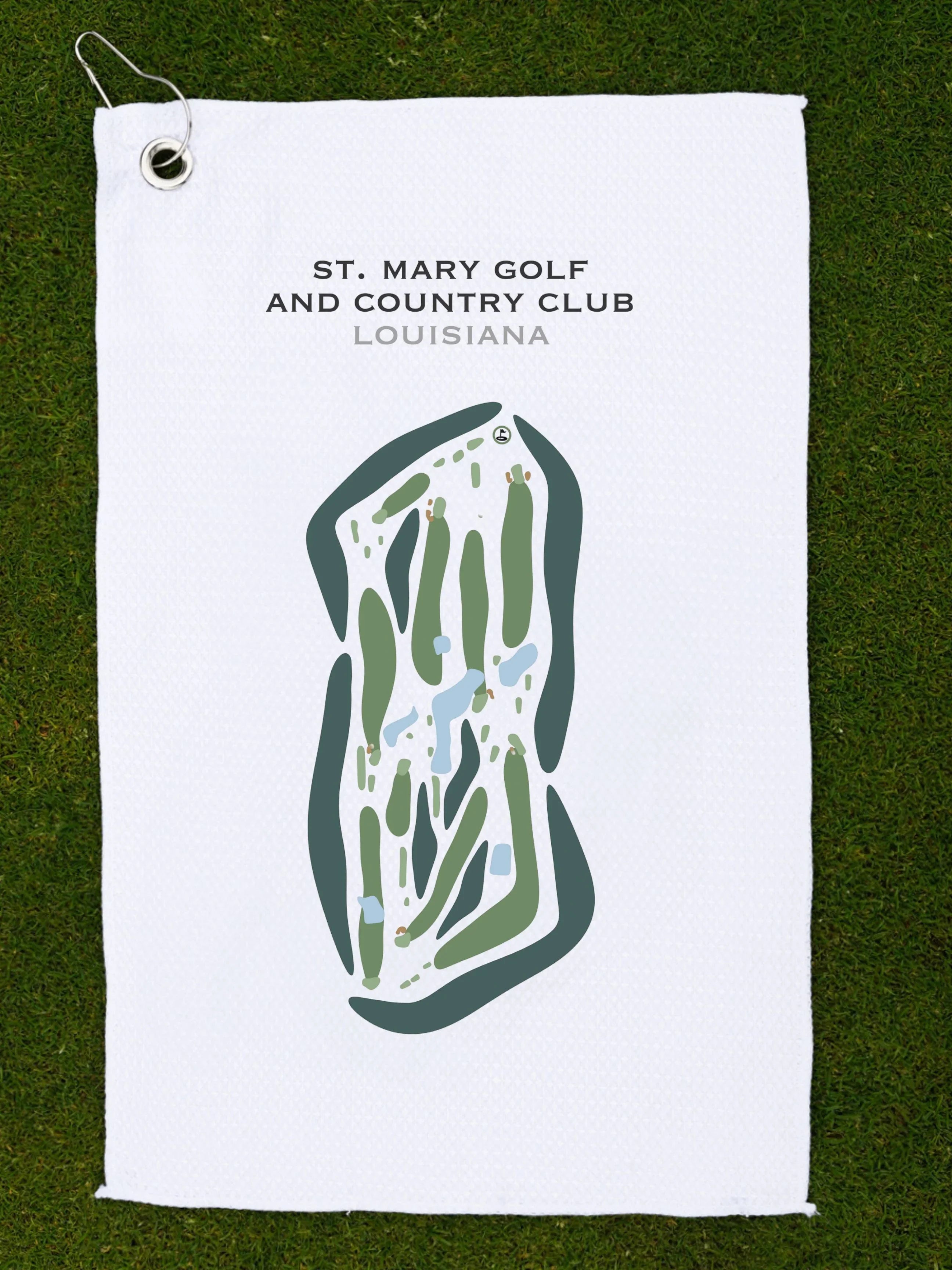 St Mary Golf & Country Club, Louisiana - Printed Golf Courses