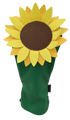 Golden Sunflower Embroidered Driver Headcover by ReadyGOLF