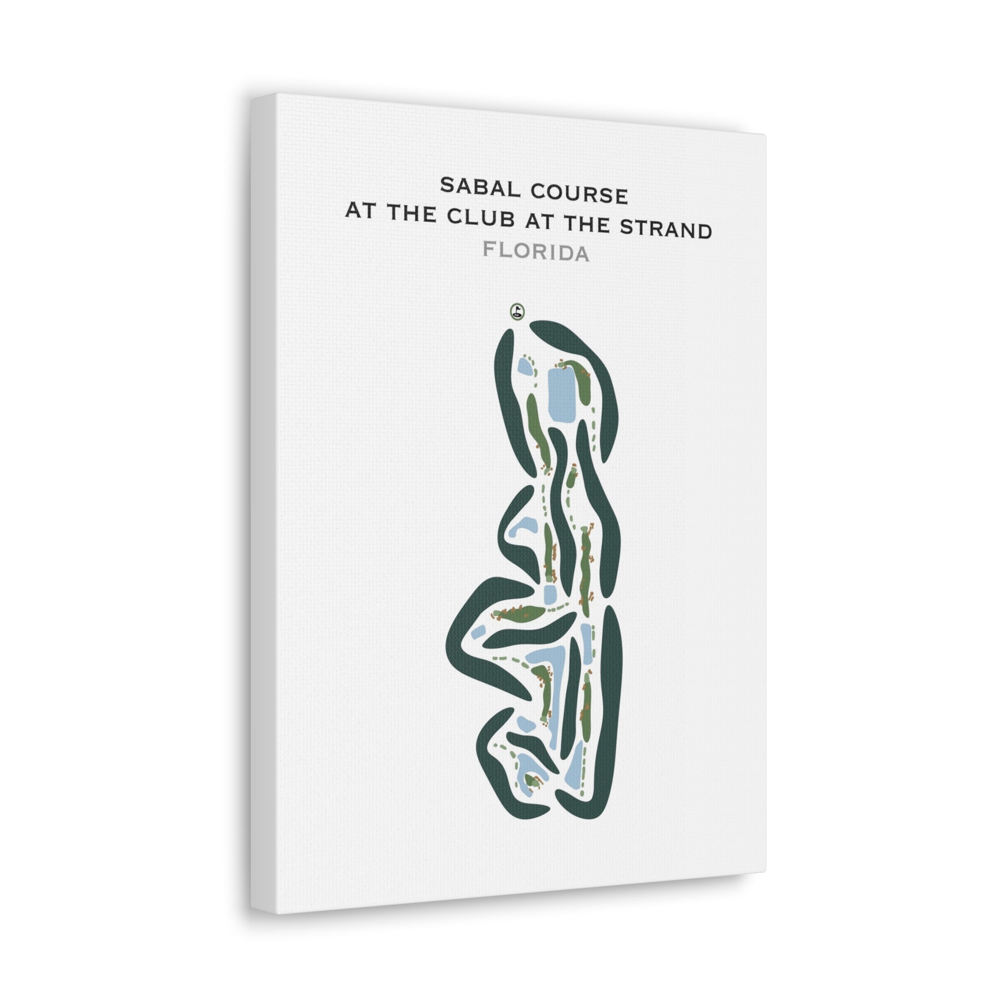 Sabal Course at The Club at the Strand, Florida - Printed Golf Courses