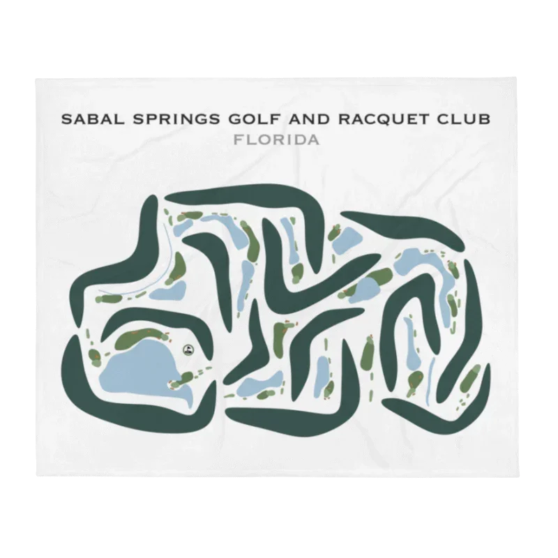 Sabal Springs Golf & Racquet Club, Florida - Printed Golf Courses