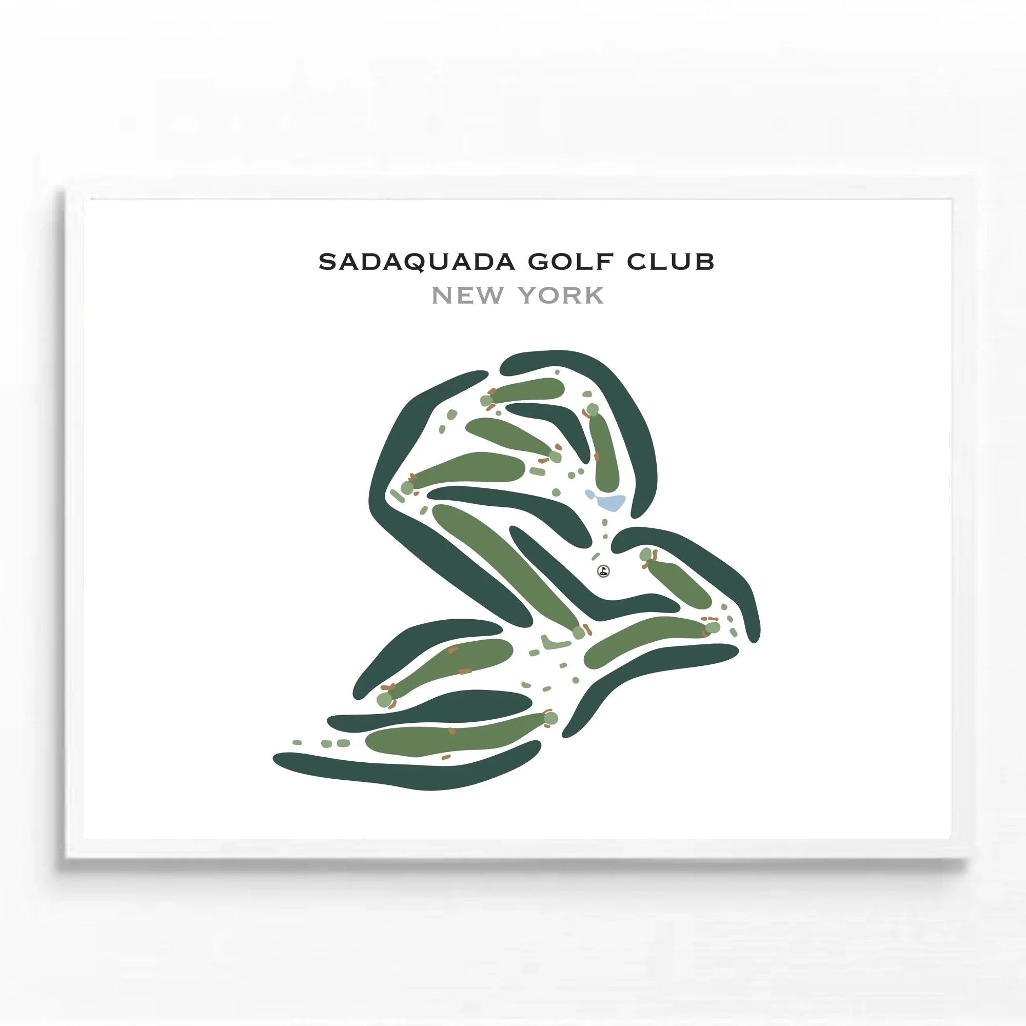 Sadaquada Golf Club, New York - Printed Golf Courses