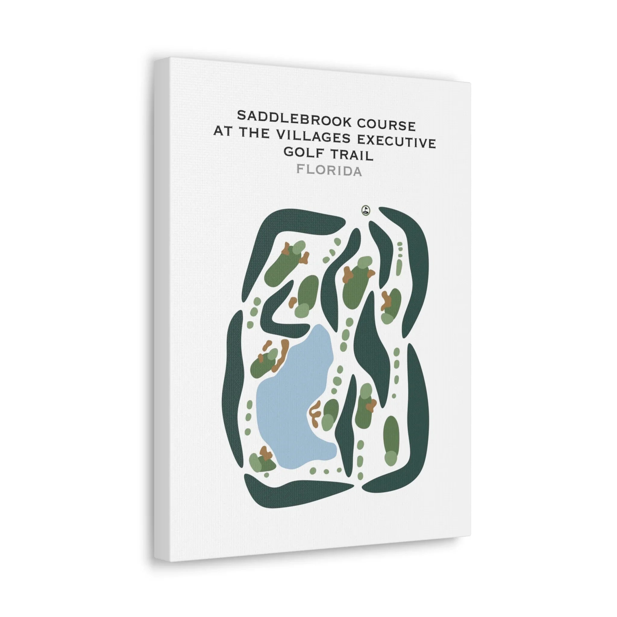 Saddlebrook Course at The Villages Executive Golf Trail, Florida - Printed Golf Courses