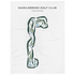 Saddlebrook Golf Club, Indiana - Printed Golf Courses