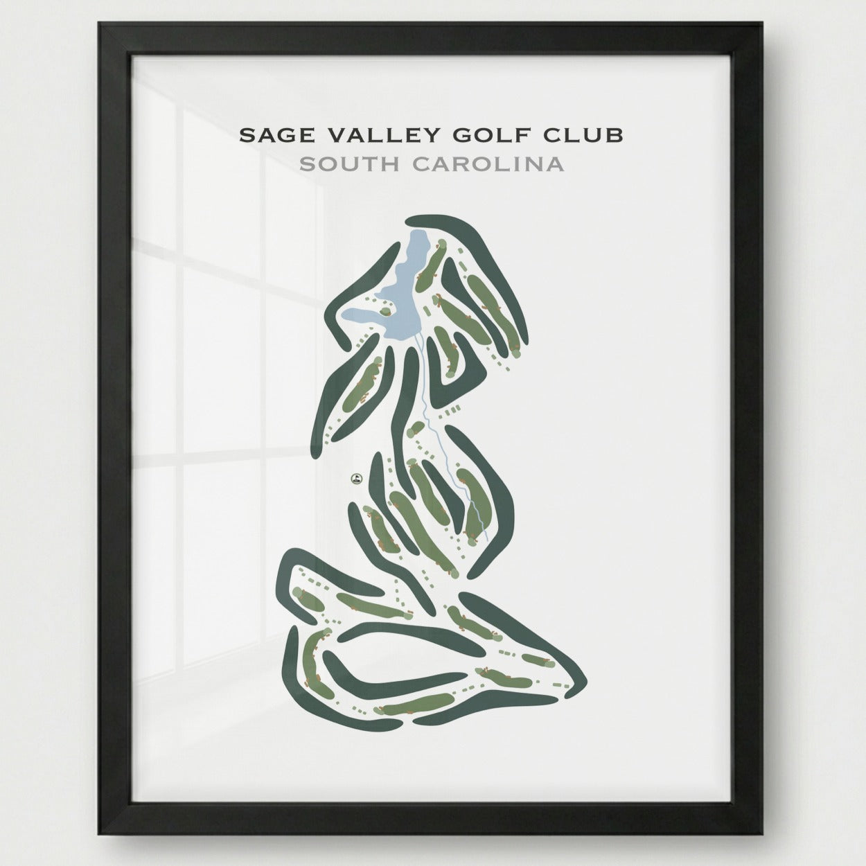 Sage Valley Golf Club, South Carolina - Printed Golf Courses