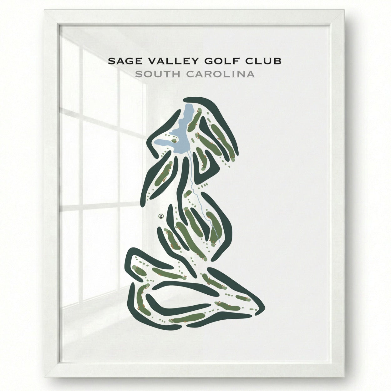 Sage Valley Golf Club, South Carolina - Printed Golf Courses