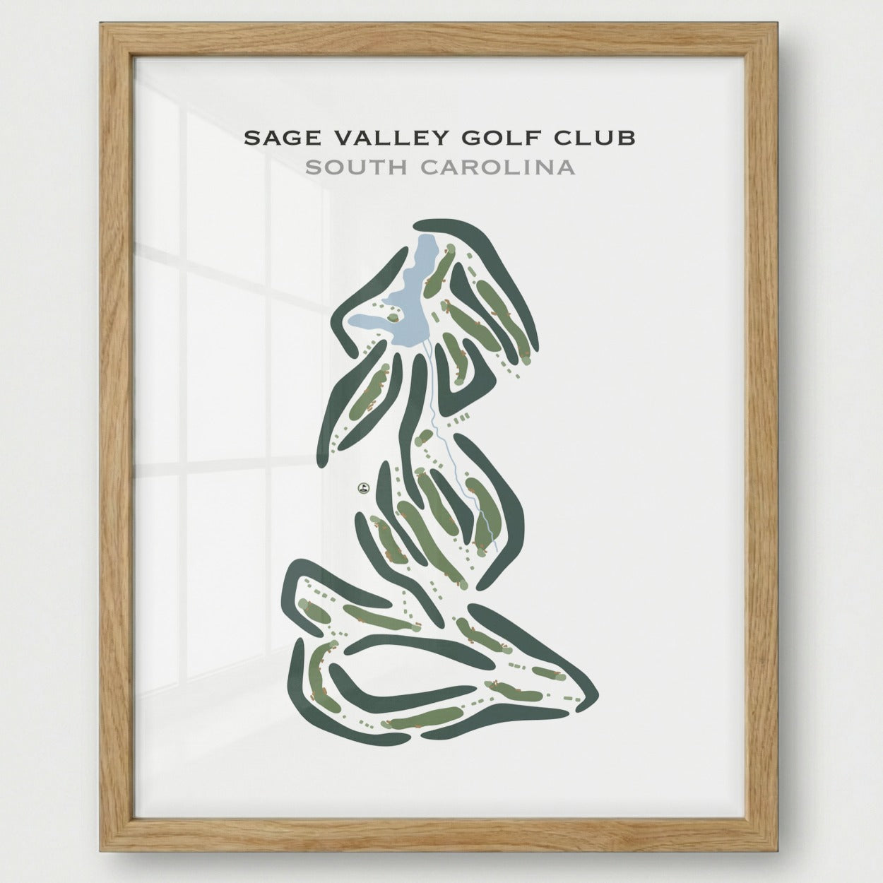 Sage Valley Golf Club, South Carolina - Printed Golf Courses