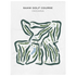 Sahm Golf Course, Indiana - Printed Golf Courses