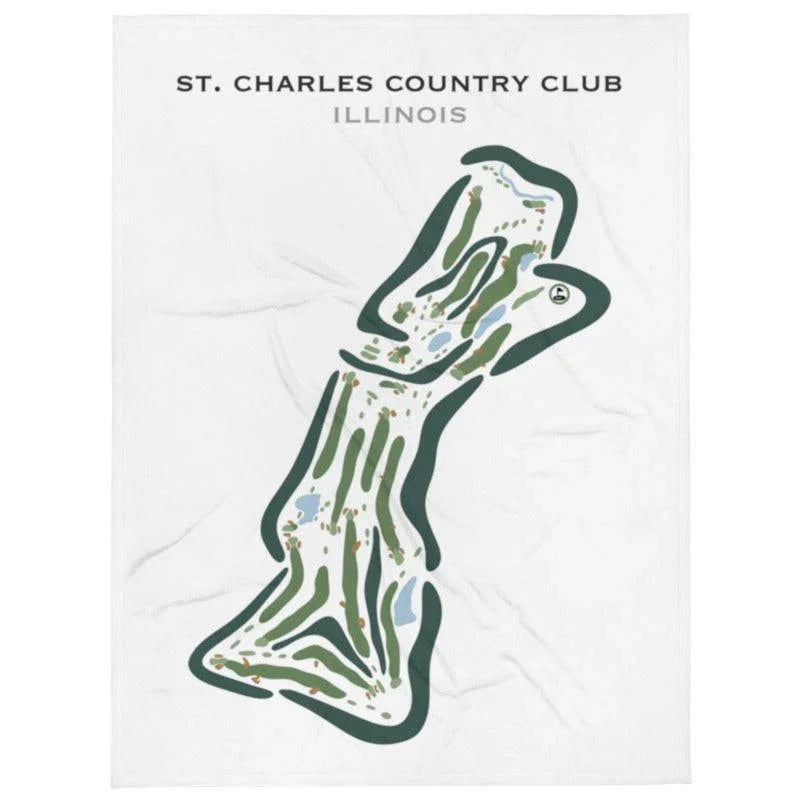 St. Charles Country Club, Illinois (18 Original Holes) - Printed Golf Course