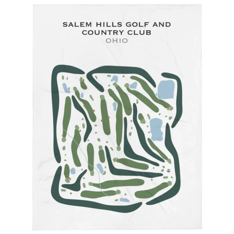 Salem Hills Golf & Country Club, Ohio - Printed Golf Courses