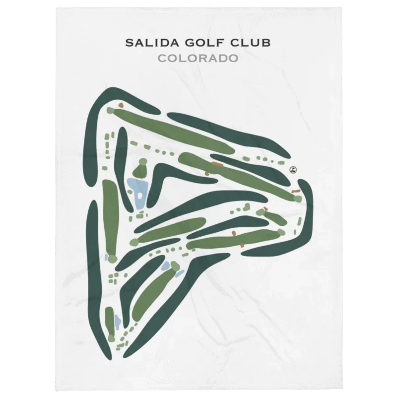 Salida Golf Club, Colorado - Printed Golf Courses
