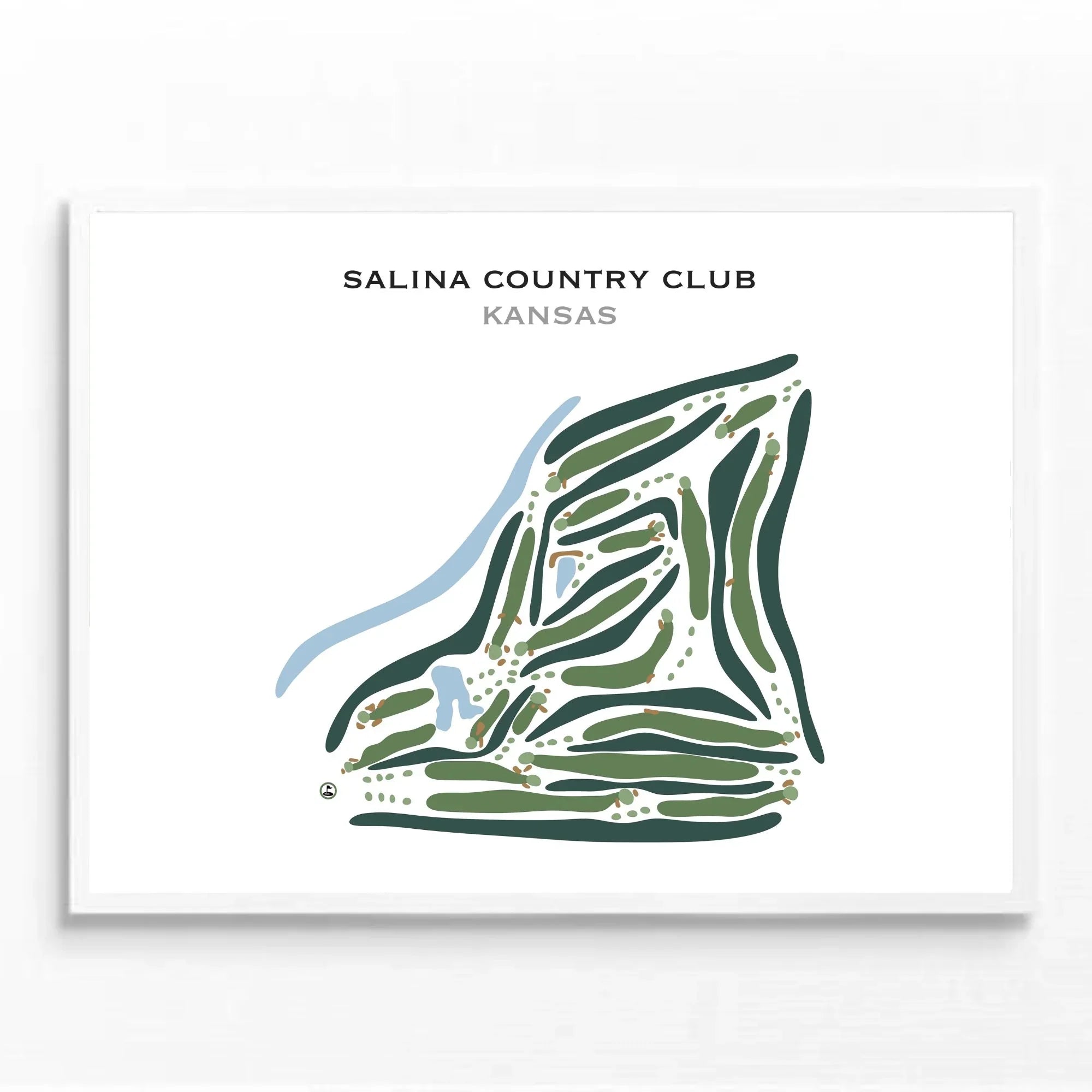Salina Country Club, Kansas - Printed Golf Courses