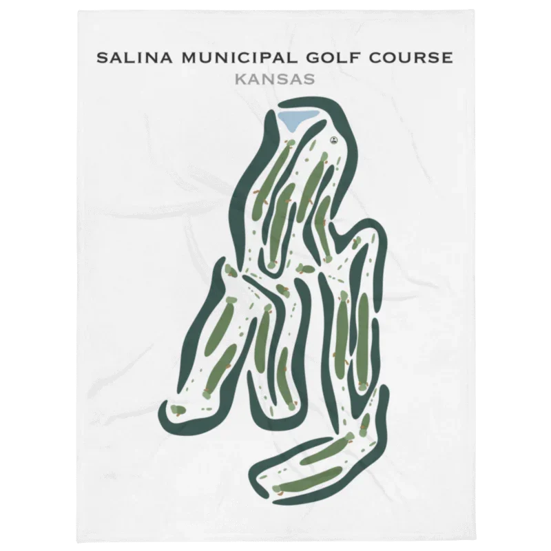 Salina Municipal Golf Course, Kansas - Printed Golf Courses