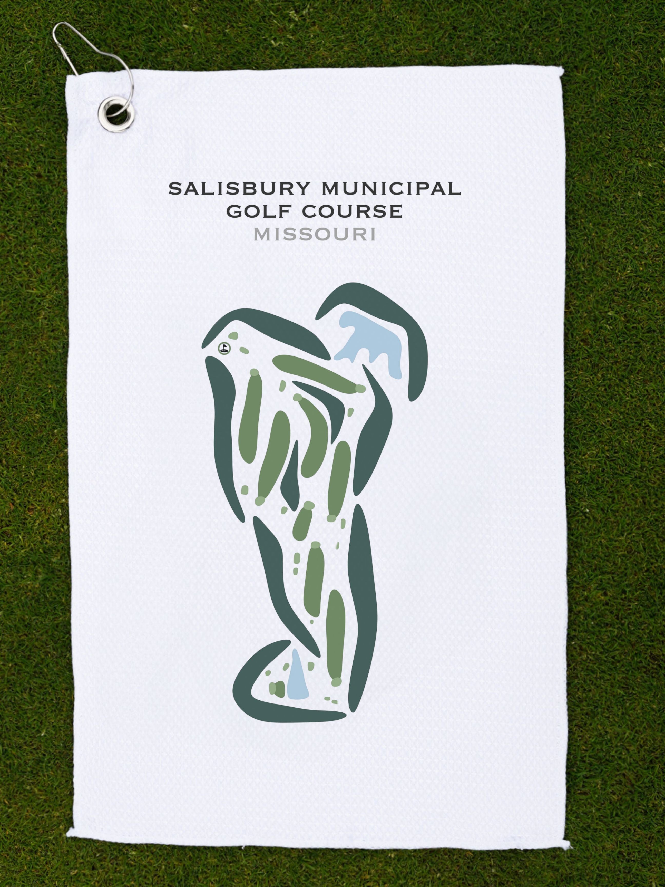 Salisbury Municipal Golf Course, Missouri - Printed Golf Courses