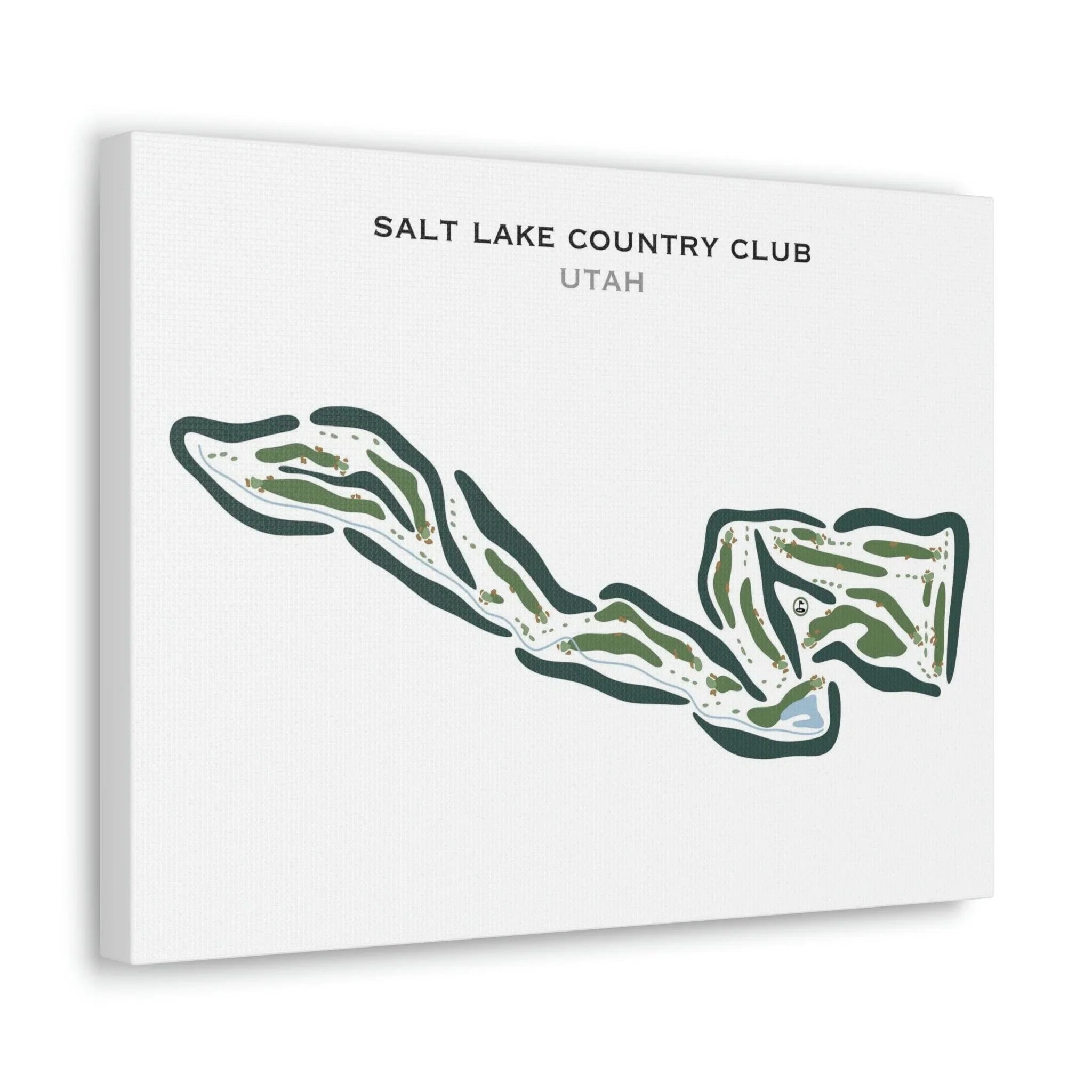 Salt Lake County Club, Salt Lake City Utah - Printed Golf Courses