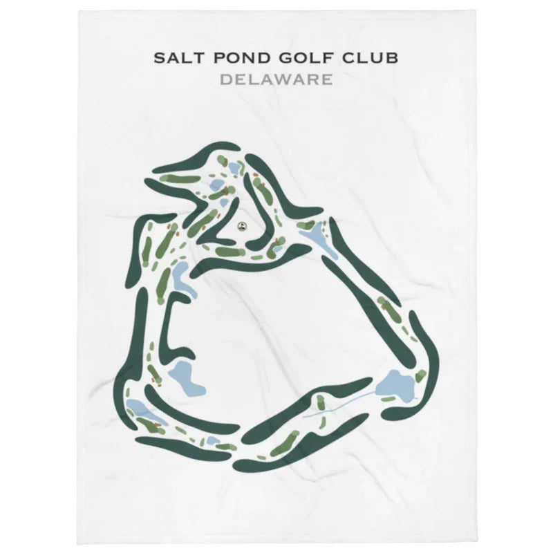 Salt Pond Golf Club, Delaware - Printed Golf Course