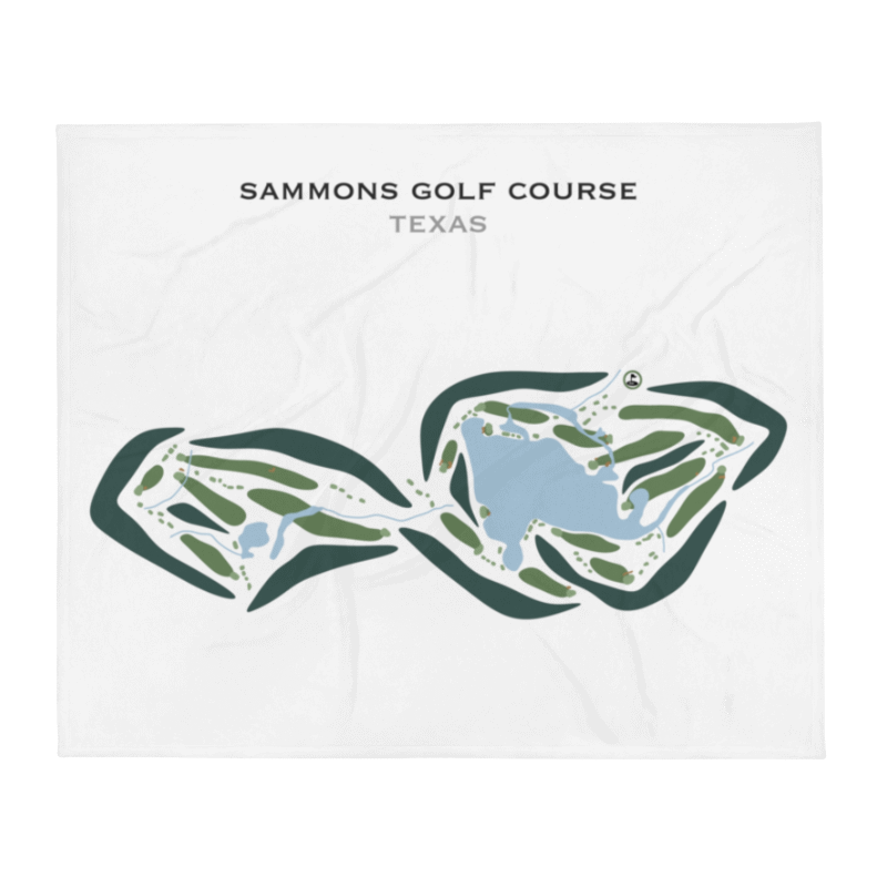 Sammons Golf Course, Texas - Printed Golf Courses