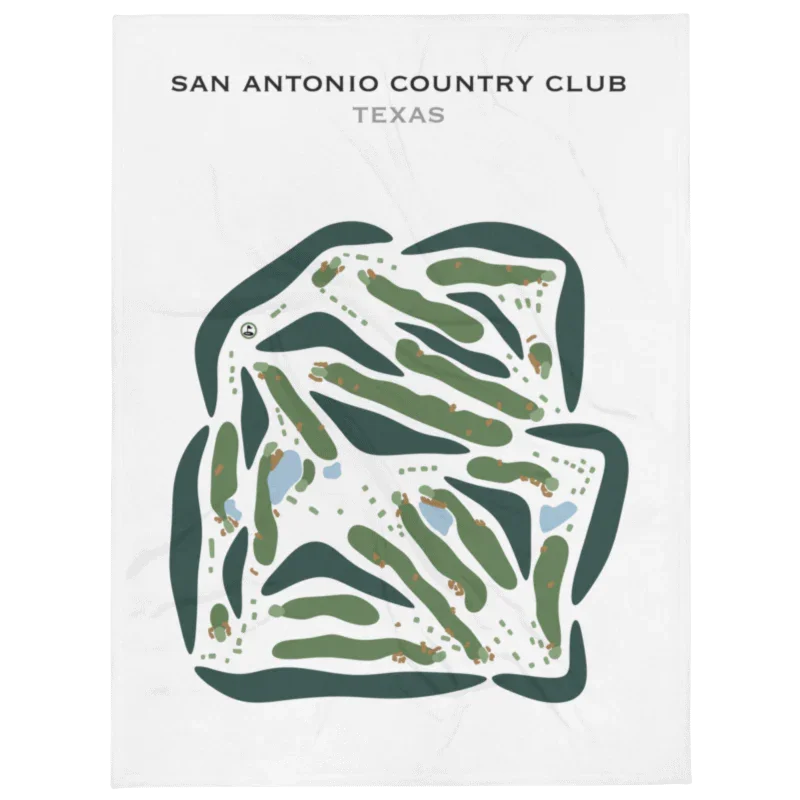 San Antonio Country Club, Texas - Printed Golf Courses